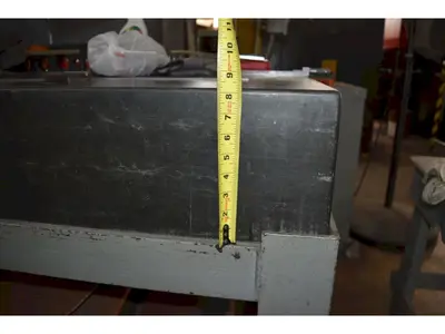 60" X 36" X 8" JC BUSCH PRECISION LAYOUT BLACK GRANITE SURFACE PLATE ON STAND: STOCK #22773