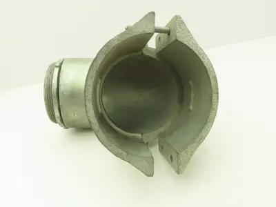 NA Metallic Flex Squeeze Connector 4" 90° Elbow Zinc Die Cast