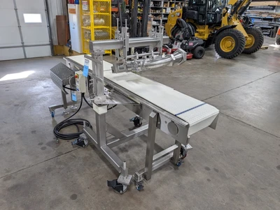 Vemag Portable Pneumatic Sheeting Head with KLEENLine Conveyor