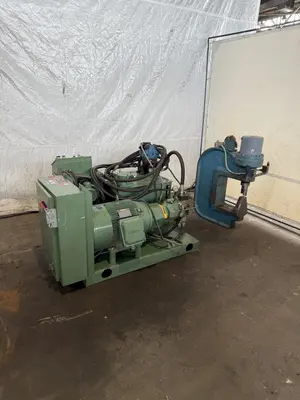 150 TON FRANKLIN MANUFACTURING C FRAME PORTABLE FMI HYDRAULIC WEB PUNCH: STOCK #23390