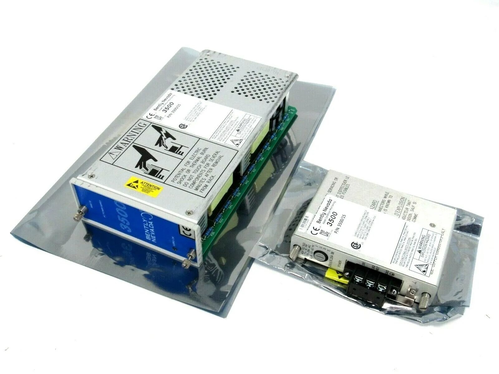 NEW BENTLY NEVADA 3500/15 POWER SUPPLY PWA127610-01 W/ 125840-01 POWER MODULE
