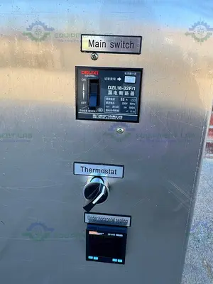 USED CHINESE DS-200A PACKAGING MACHINE 220V W/ SANCH S900.2S0.75G VFD