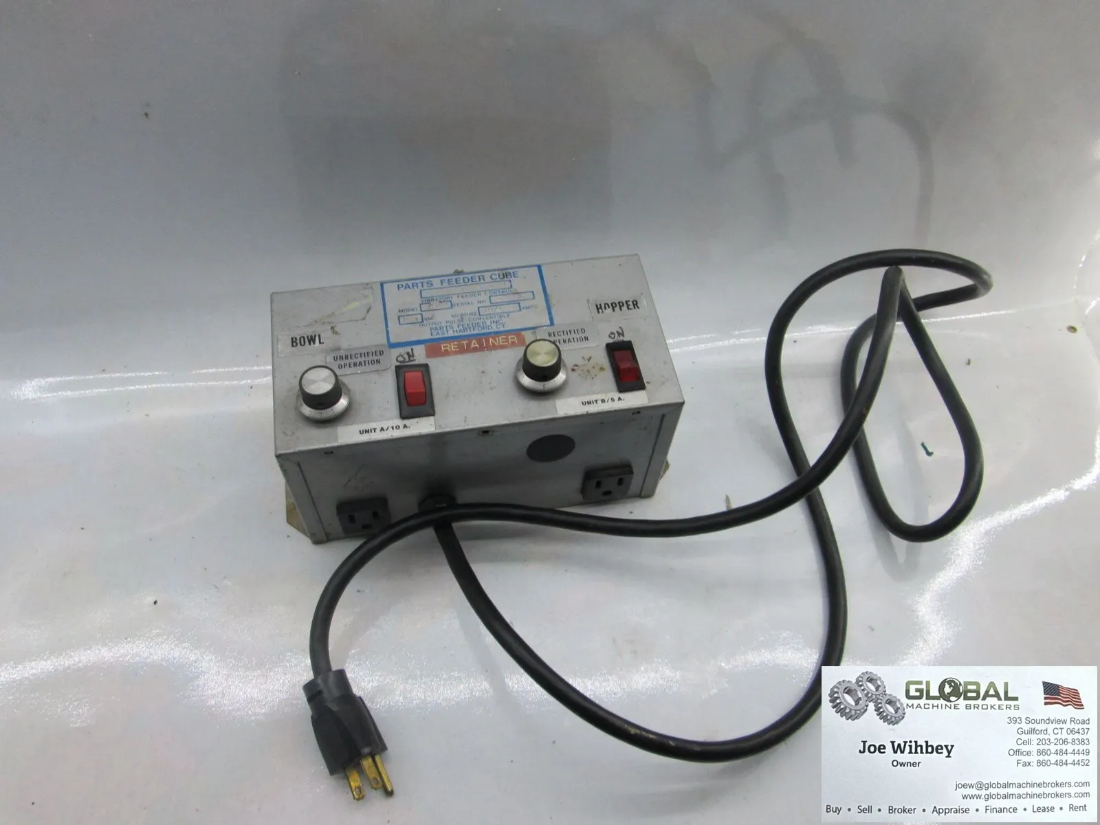 Parts Feeders inc, FC-82 Parts feeder Cube Voltage Controller