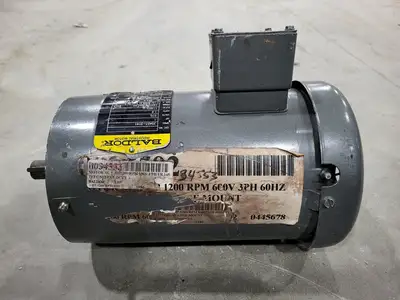 1.0 hp, 575 volts, 1140 rpm, 145TC, 3ph, Electric Motor
