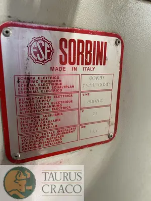 USED SORBINI UV EDGE COATING MACHINE
