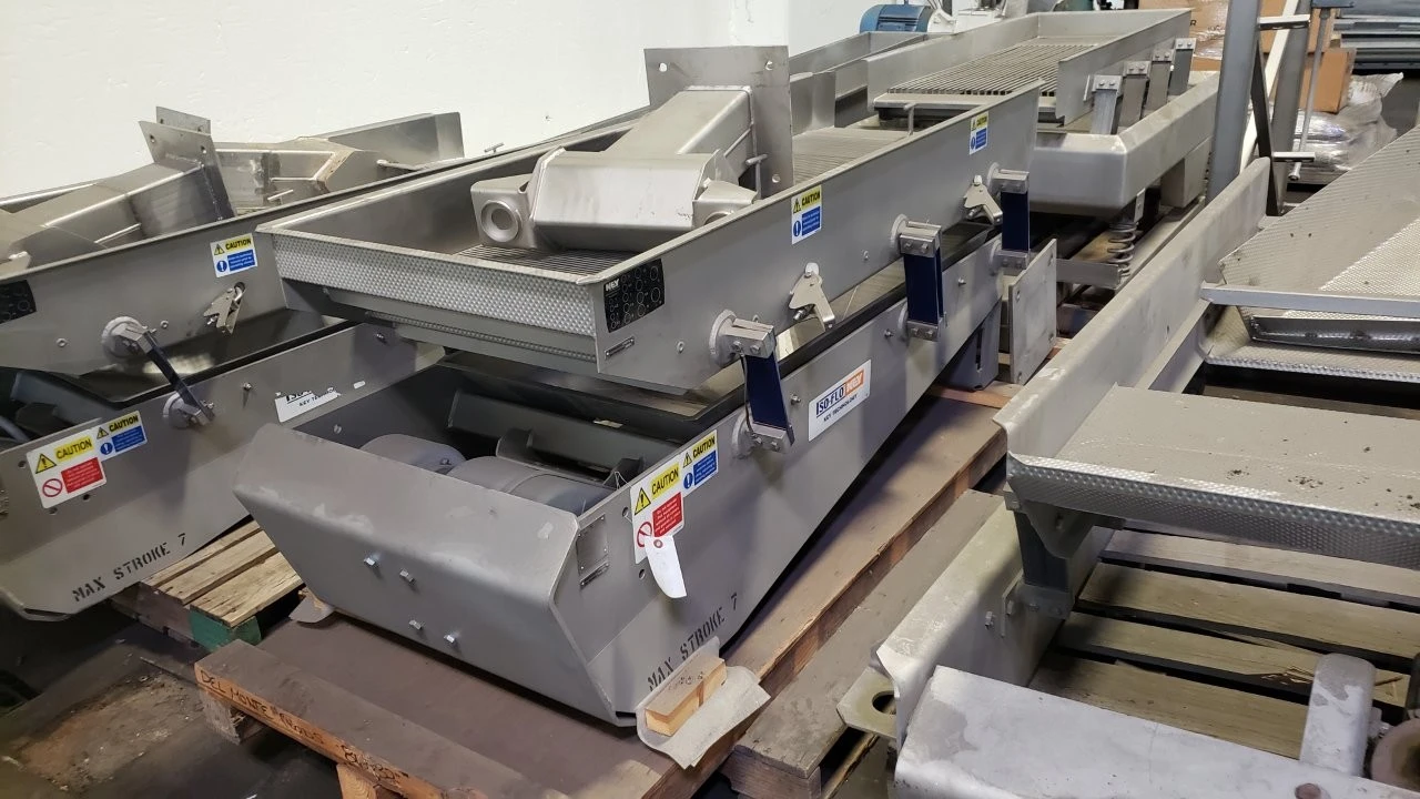 USED KEY TECHNOLOGIES DEWATERING SHAKER