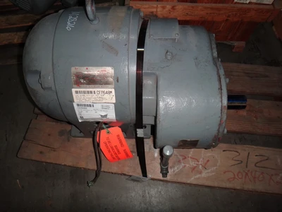 TECO 10 hp, 1800 rpm, 236Z frame, Dual Shaft motor