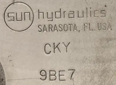 NEW SUN HYDRAULICS CKY 9BE7