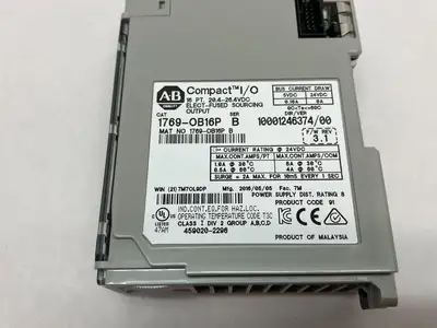 USED ALLEN-BRADLEY SER. B COMPACT I/O 16-POINT SOURCING OUTPUT MODULE