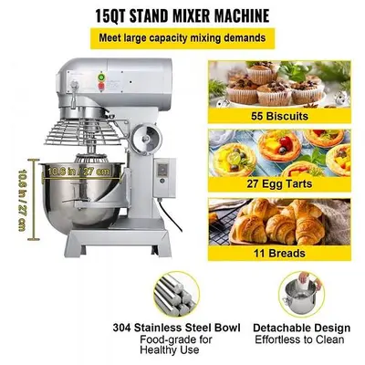 15 QUART COMMERCIAL MIXER - 3 SPEED