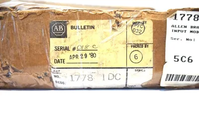 USED LLEN BRADLEY 1778-IDC ISOLATED INPUT MODULE 1778IDC