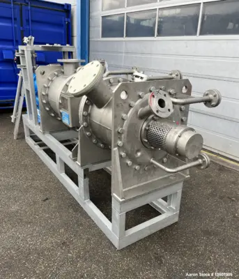 Used AVA-Holland Merten HTK 200 Rotary Vacuum Paddle Dryer – 316Ti Stainless Steel