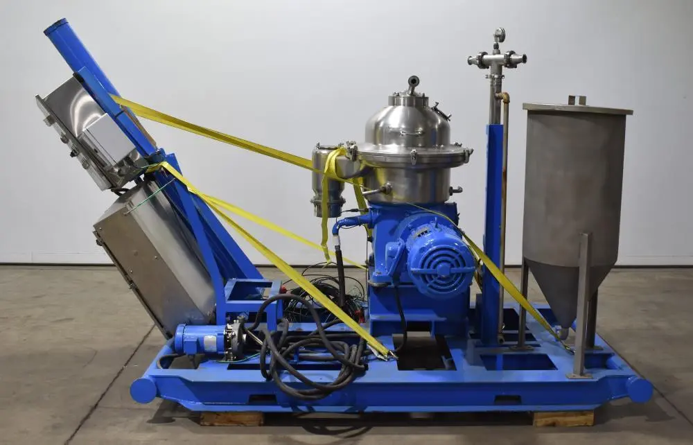 Westfalia SA 20-06-576 clarifier centrifuge skid, 316SS.