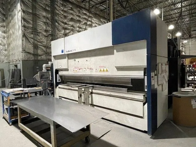 Used 2016 TRUMPF TruBend 3170 Press Brakes Illinois US | Lion Machinery #550843