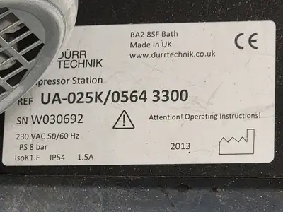 USED DURR TECHNIK A-025/05361100