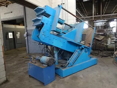 USED STAHL TILT & POUR PERMANENT MOLD GRAVITY DIE CASTING