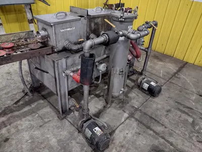 4" CAPACITY ULTRASONIC BAR & TUBE CONTINUOUS WASHER: STOCK #22589