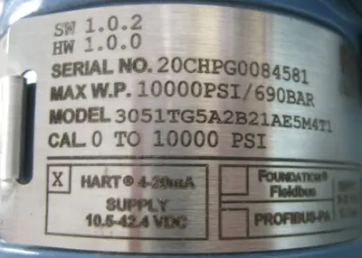 NEW Rosemount 3051 TG 5A 2B21AE5M4T1