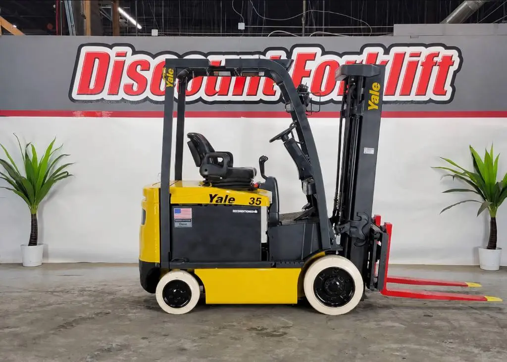 Used 2021 YALE ERC035VA 4-Wheel Sit down Electric Counterbalance Forklifts Colorado US | Discount Forklift #1364619