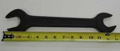 Forged Select Steel 739B Made In USA 1½" & 1⅜" Double Open End Wrench + Warranty
