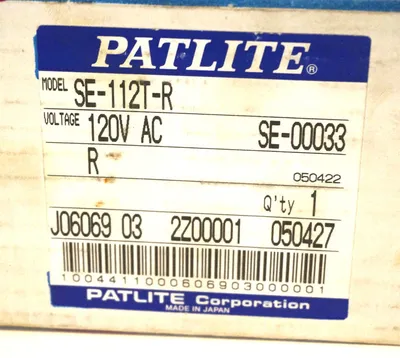 NEW PATLITE SE-112T-R LIGHT TOWER SE112TR 120V AC SE-00033