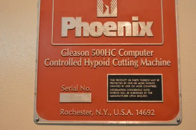 1995 GLEASON PHOENIX 500HC Bevel Gear Generators | Mohawk Machinery (9)