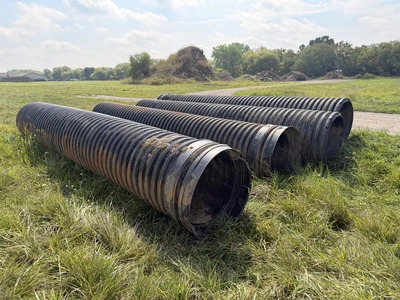 Used (4) 36" X 20' PLASTIC DUAL WALL CULERTS _UNKNOWN_ Miscellaneous Equipment Michigan US | Miedema Asset Management Group #1424761