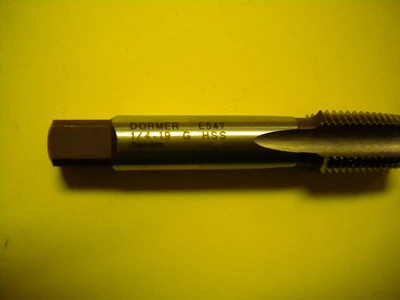 USED Dormer STRAIGHT FLUTES BSPF TAP HSS