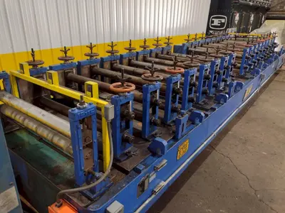 17 STAND X 4" X 48" B&K MODEL #2B-35 RAFTED ROLLFORMER: STOCK #18127