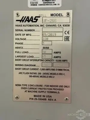 Used 2019 HAAS VF-2SS Vertical Machining Centers Arizona US | KD Machinery #1309164