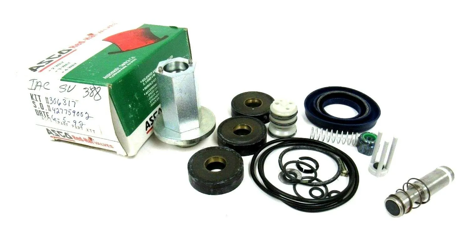 NEW ASCO 306317 VALVE REBUILD KIT