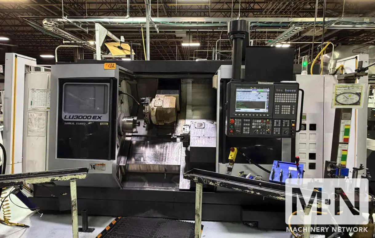 Okuma LU3000EX 2SC1000 CNC 4-Axis Twin Turret Type Lathe, 2022