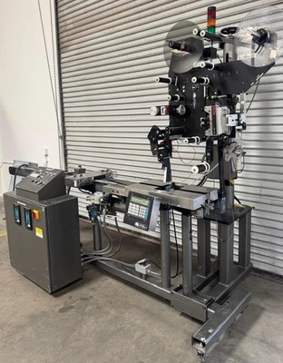 CTM Label Applicator Printer Norwood RS-1100 360 Labeler Labeling System