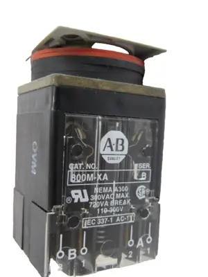 ALLEN BRADLEY 800MS-CA6A PUSH BUTTON SWITCH 800MS-CA6A NEW , SURPLUS