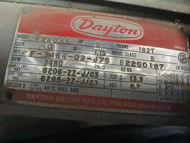 Used _UNKNOWN_ DAYTON A.C. Motors Tennessee US | BAKE Marketing #897558