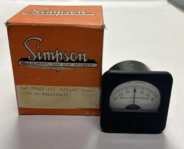 Used SIMPSON 17080 Meters - Misc | Surplus Asset Holdings #1206998