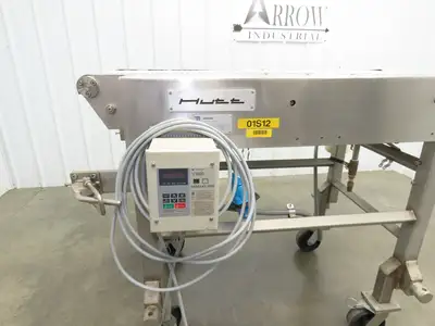 Hosokawa FA420KST 29"x 51"L Food Process Spreader Fanning Conveyor 3PH Adj Speed