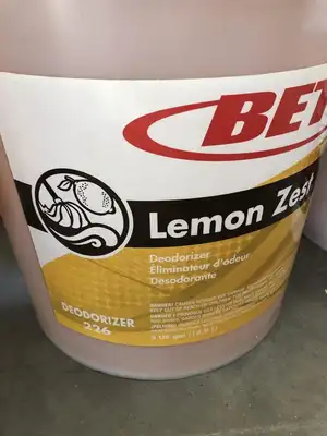 BETCO Lemon Zest 226 Deodorizer ; 5 Gallon Bucket