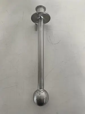 Stainless Steel  17" Spray Ball w/ 1 1/2" Sanitary Fitting