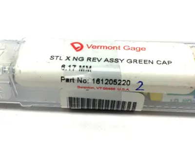 NEW VERMONT GAGE STEEL X NOGO 6.17MM REVERSIBLE GAGE HANDLE ASSEMBLY