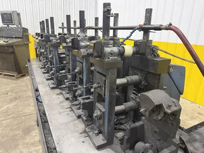 9 STAND x 2" YODER M2 ROLLFORMER, 6 STAND & 3 STAND BASE: YOBRO #24317