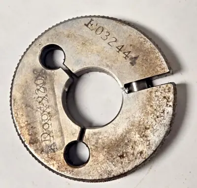 Ponam Gauge BORE RING 5/8-80 NS-2A No GO PD .6140 Thread Plug Gage
