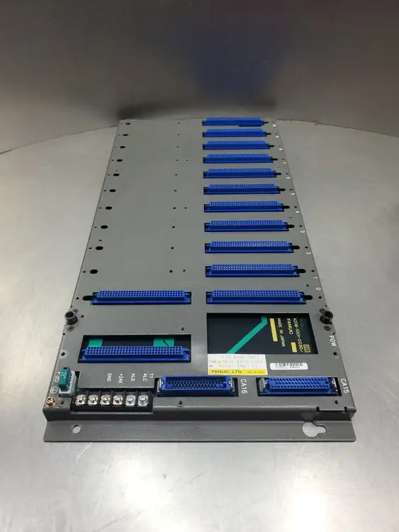 Used FANUC A03B-0801-C009 I/O Base Unit, 10-Slot PLC Chassis South Carolina US | Palmetto Automation #1161869