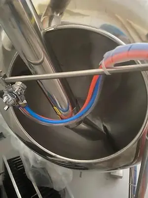 Like New 24 inch Diameter Stainless Steel Round Coating System