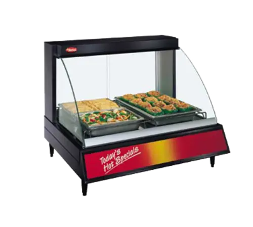 Hatco GRCD-1P 20 5/8" Full Service Countertop Heated Display Case - (1) Shelf, 120v
