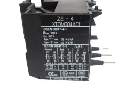 NEW EATON ZE-4 XTOM004AC1 OVERLOAD RELAY ZE4 XTOM004AC1