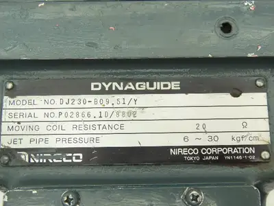 Nireco Dynaguide DJ230-B09.51Y Controller with Adjustable Gain Booster 20 Ohms