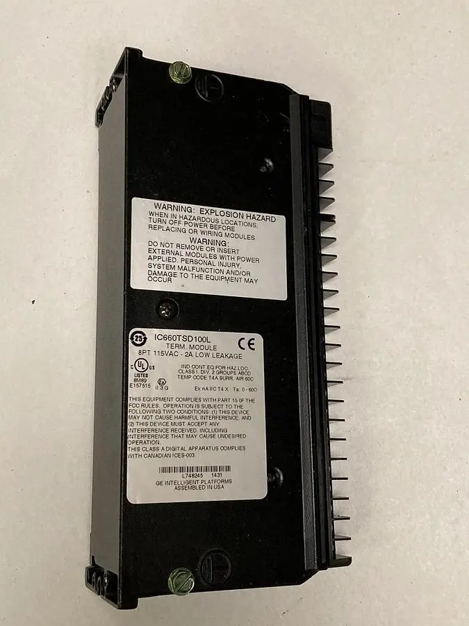 Used FANUC IC660TSD100L Industrial Controls Ohio US | Surplus Asset Holdings #1235788