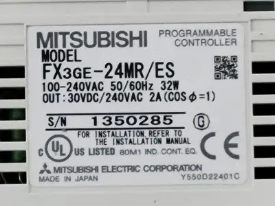 USED MITSUBISHI FX3GE-24MR/ES