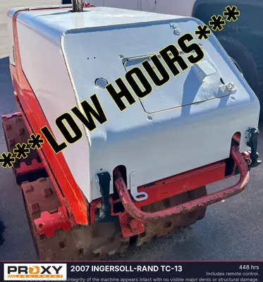 Used 2007 INGERSOLL-RAND TC-13 Trench Rollers Utah US | Proxy Equipment #1385365